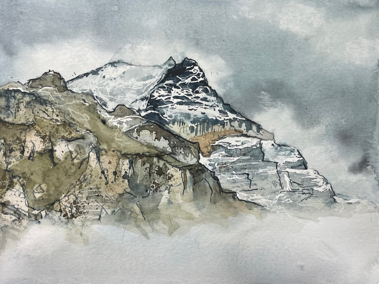 Jungfrau painting study