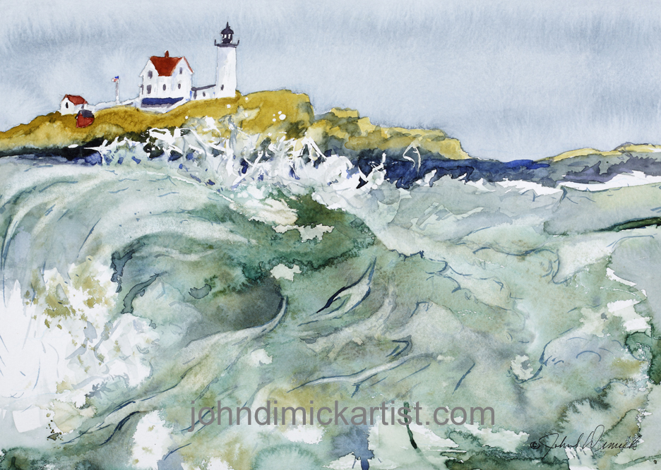 surf at the nubble