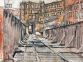 “Bridging the Canal and Into the Tunnel”6-1/2x8-1/2 on Artist Loft?